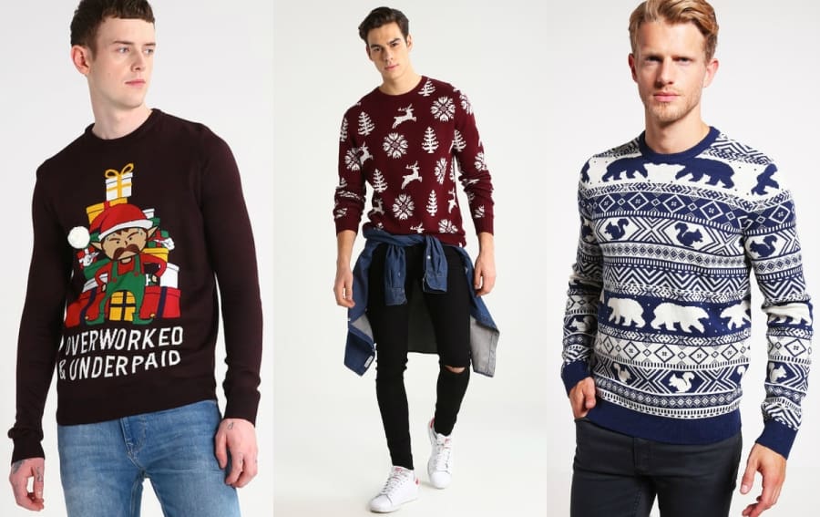 świąteczne swetry męskie 